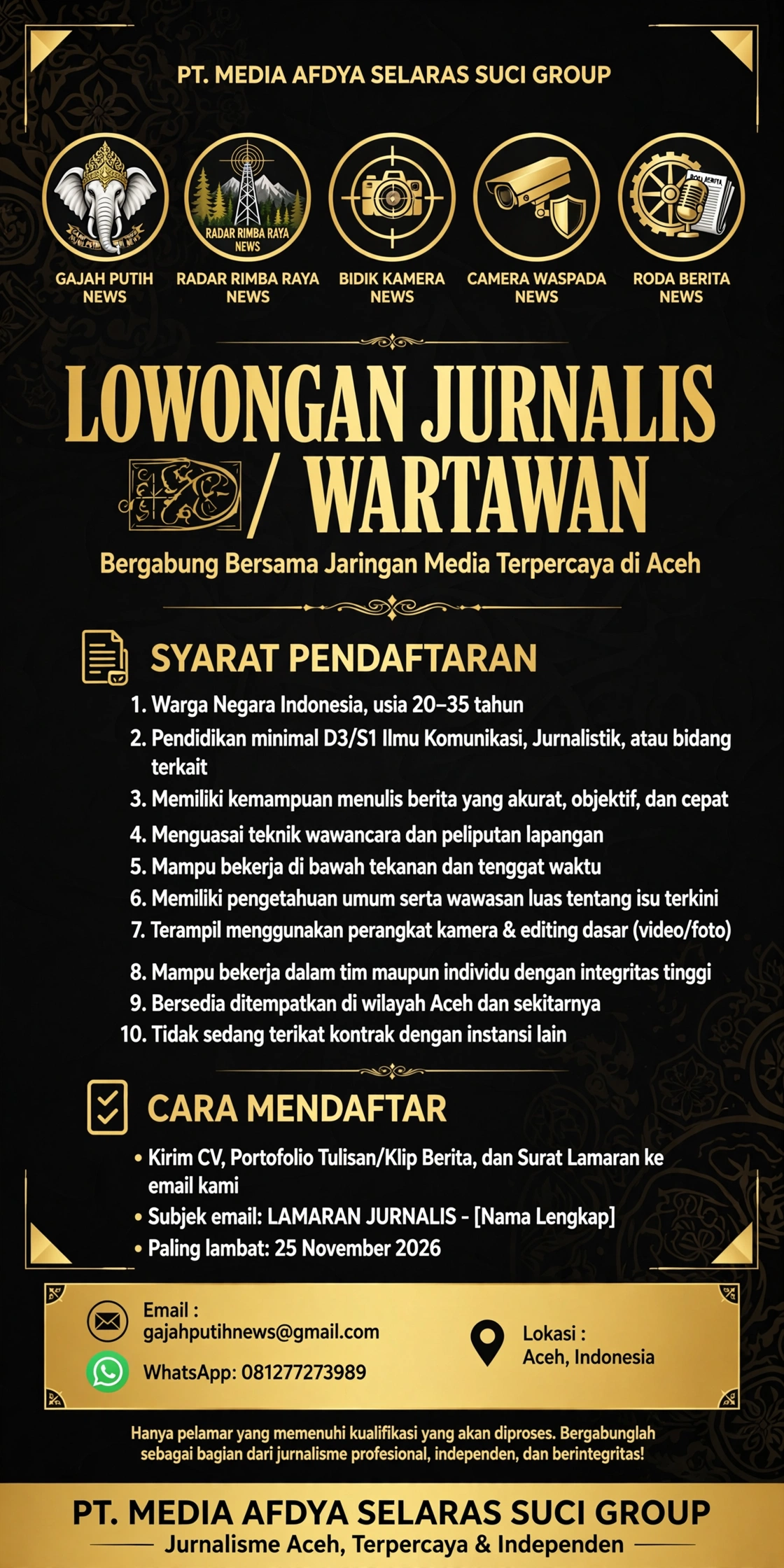 Mari bergabung bersama kami