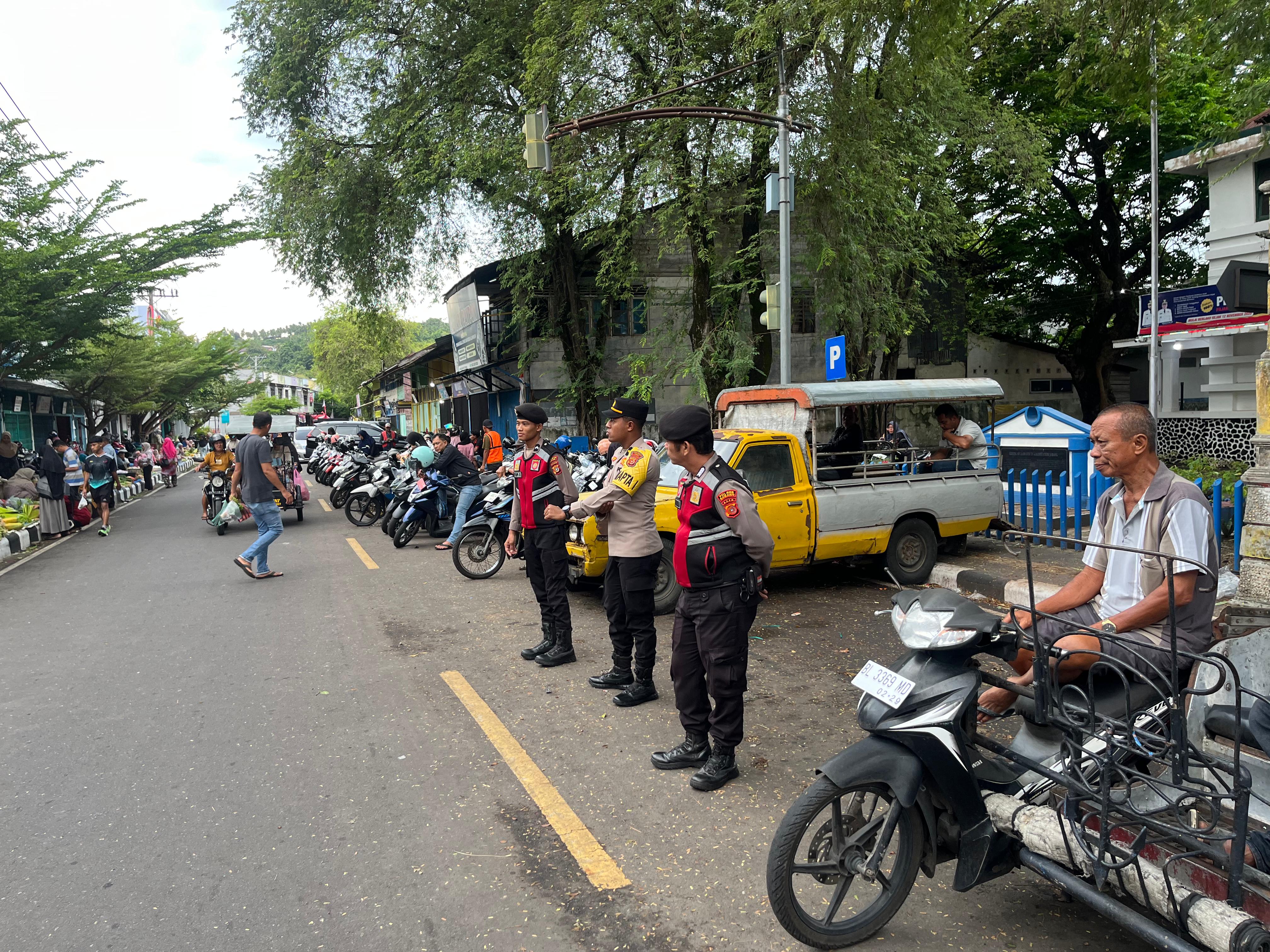 Polres Sabang Turunkan Personel Pengamanan Tradisi Meugang Idul Adha 1447 H