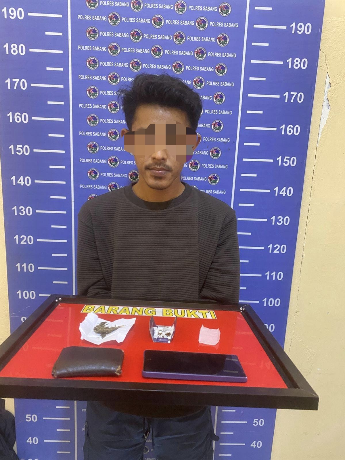 Sat Resnarkoba Polres Sabang Amankan Pelaku Penyalahgunaan Ganja di Sukajaya