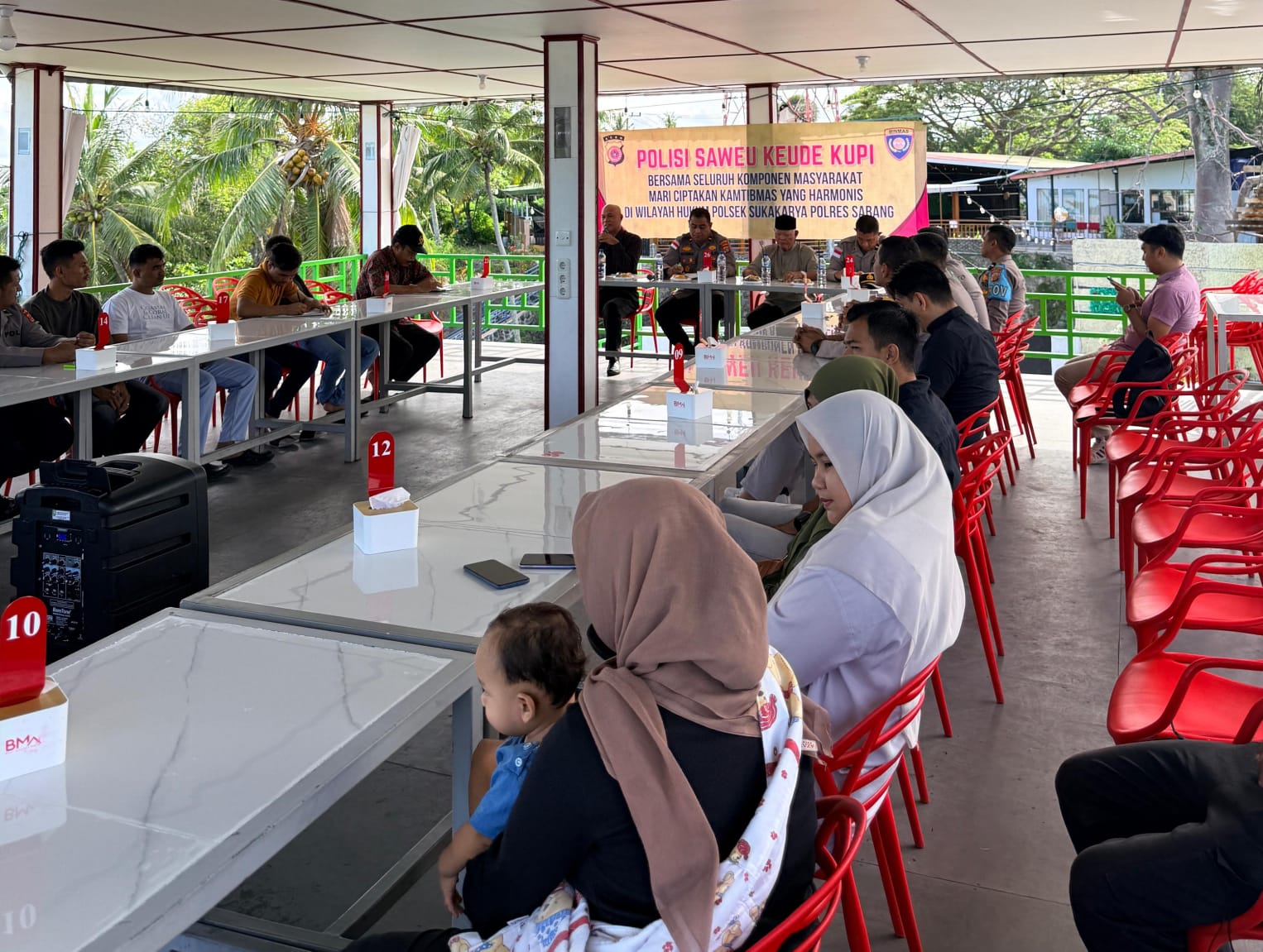 Polsek Sukakarya Gelar “Saweu Keudee Kupi” Perkuat Sinergi dengan Masyarakat